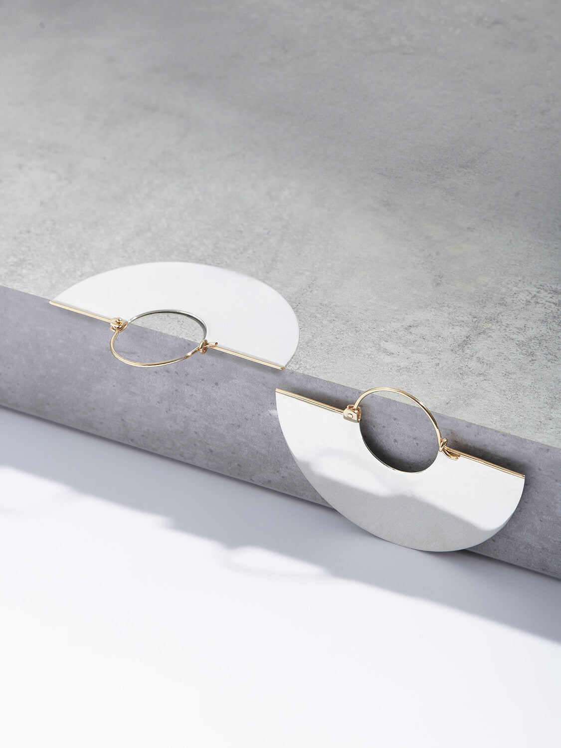 First Quarter Hoop Earrings