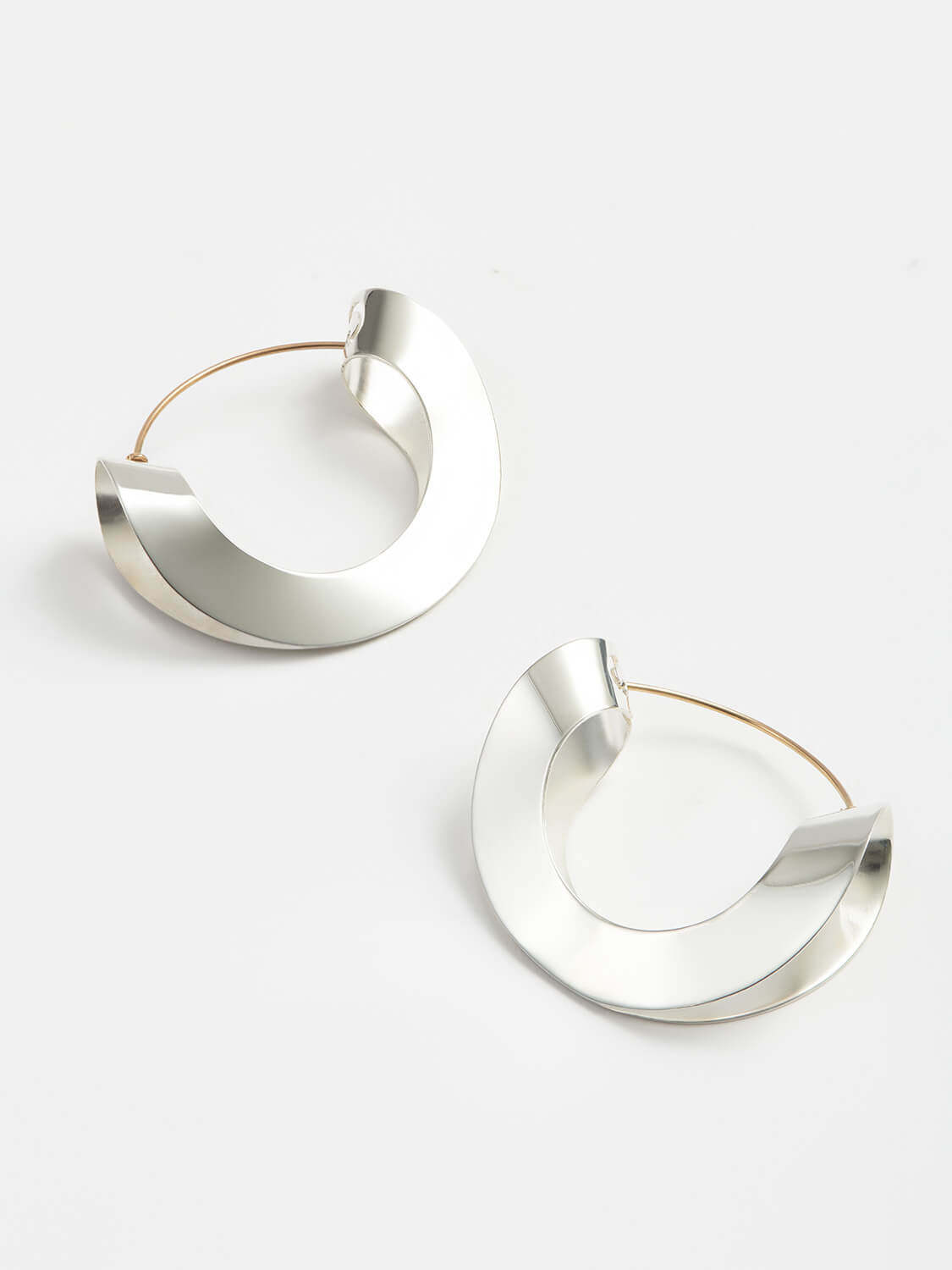 Waning Gibbous Hoop Earrings