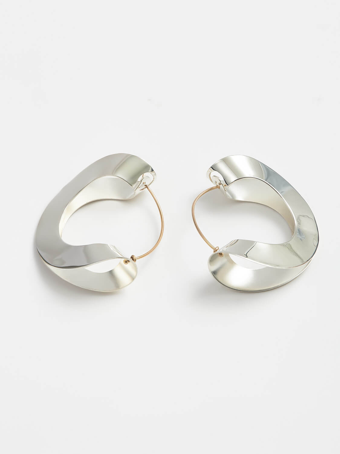 Waning Gibbous Hoop Earrings